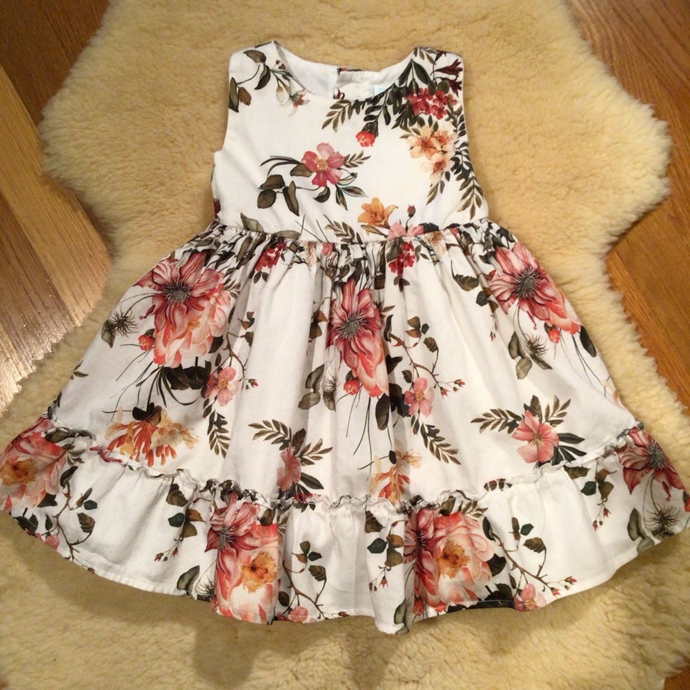 Edgehill Collection pink and white floral dress